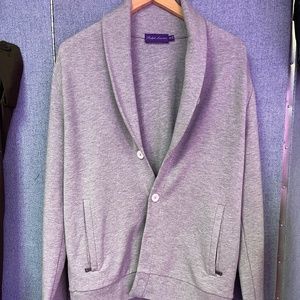 Ralph Lauren Purple Label Long-Sleeve Shawl Cardigan Sweater